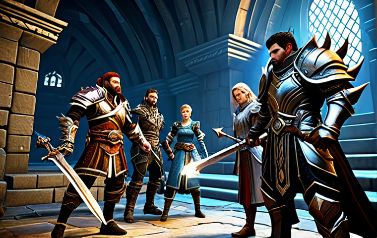 Time Warp Dungeon Party**

"A team of adventurers, fully clothed in fantasy armor, battling monsters within the 'Time Warp' dungeon in ArcheAge, appropriate attire, safe for work, dynamic action scene, perfect anatomy, natural proportions, well-formed hands, dramatic lighting, high quality digital art, professional illustration, family-friendly."

**