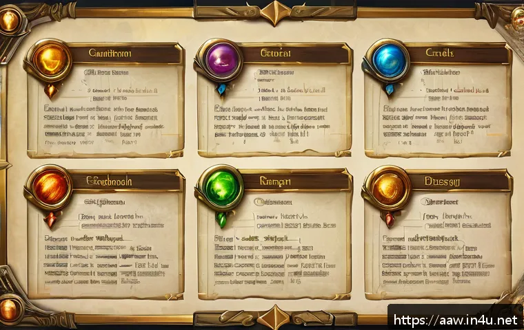 아키에이지 스킬포인트 투자법 - A detailed fantasy RPG character skill tree interface, showcasing three distinct ability branches la...